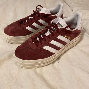 Adidas Gazelle Bold maroon